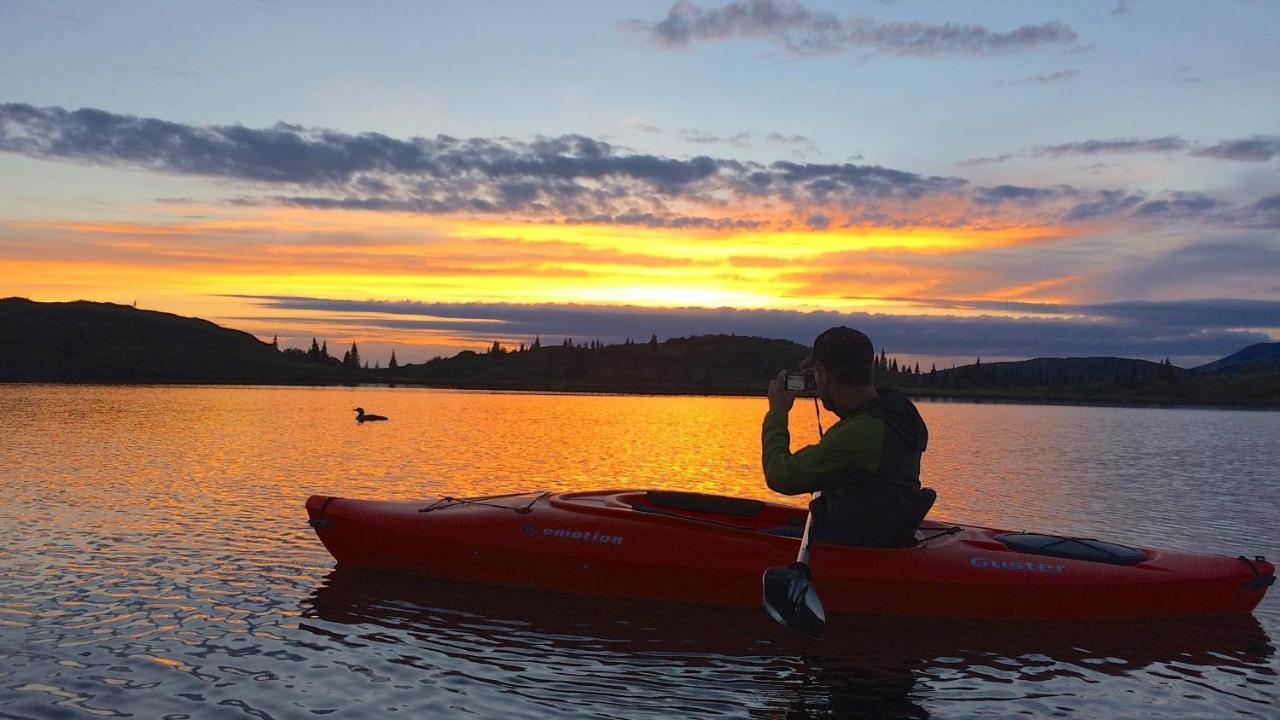 Caribou Lodge Alaska タルキートナ エクステリア 写真